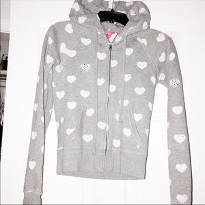 VS PINK heart bling hoodie